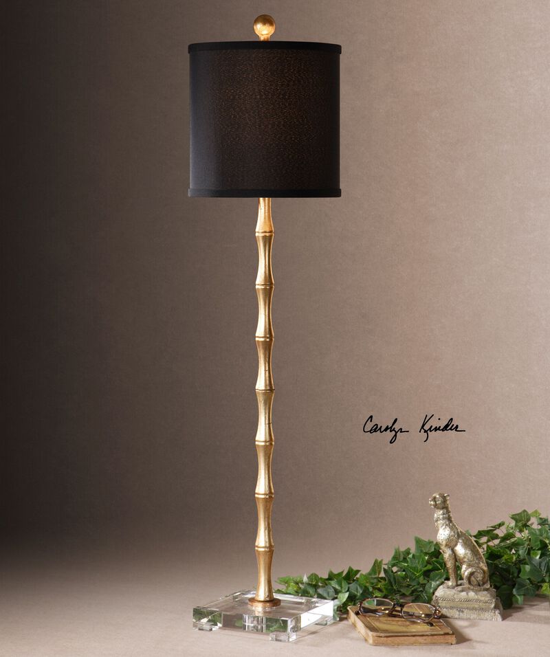 Uttermost Quindici Metal Bamboo Buffet Lamp